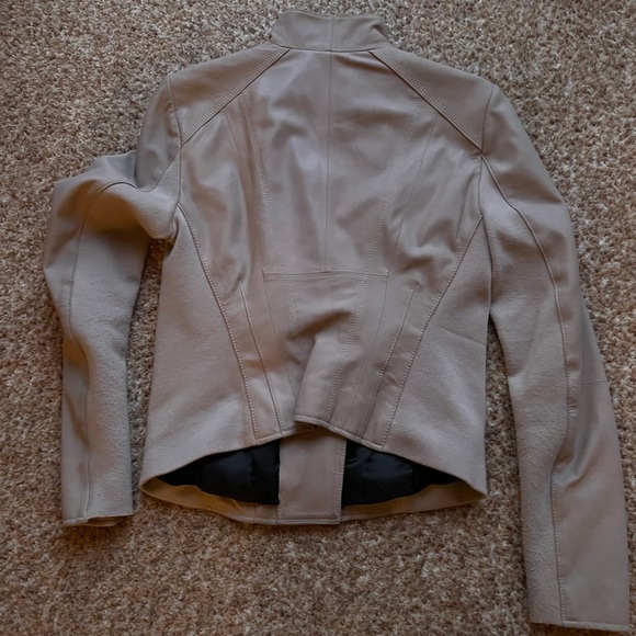 MARC NEW YORK BY ANDREW MARC Felix Leather Moto Jacket Pale Pink - Picture 8 of 8